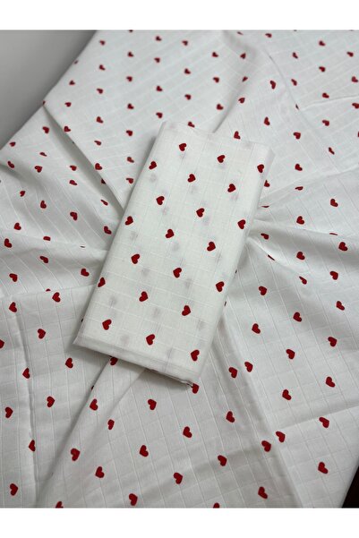Pearl Teks Muslin Heart Blanket 85X85