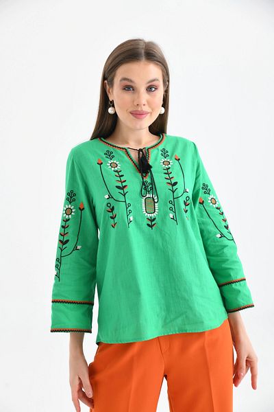 Park Karon Woven Summer Blouse
