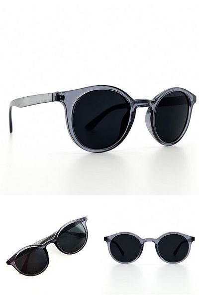 BiTon Toptan Ricky Sunglasses Clear Gray Frame Uv 400 Protection Ce Certified Sunglasses