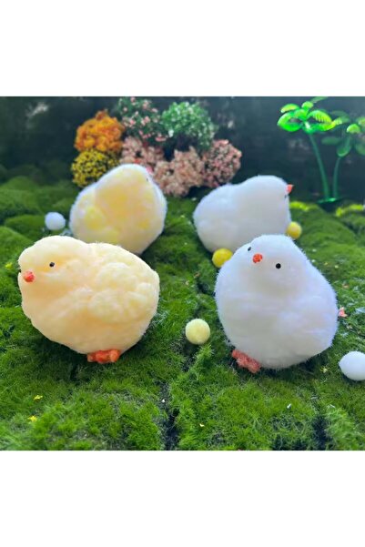 HEY GİDİ GİFT 2'Li Civciv Squishy Yeni Nesil Oyuncak / Yumuşak Sukuşi / Tüylü...