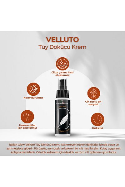 ItalianGlow Velluto Depilatory Cream (Unisex)