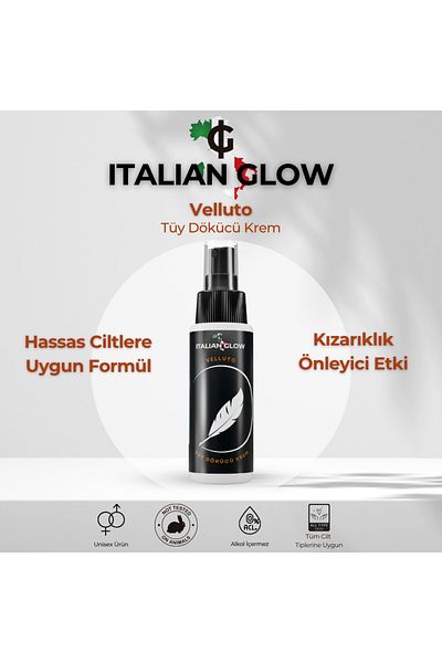 ItalianGlow Velluto Depilatory Cream (Unisex)