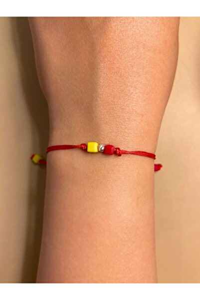bymissmücevherat Tarzına Renk Kat: Unisex Gümüş Dorikalı Ipli Minimal Sarı-kı...