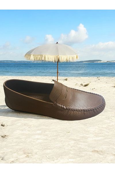 Ercan Konay 2842 Men's Genuine Leather Ballerina Shoes