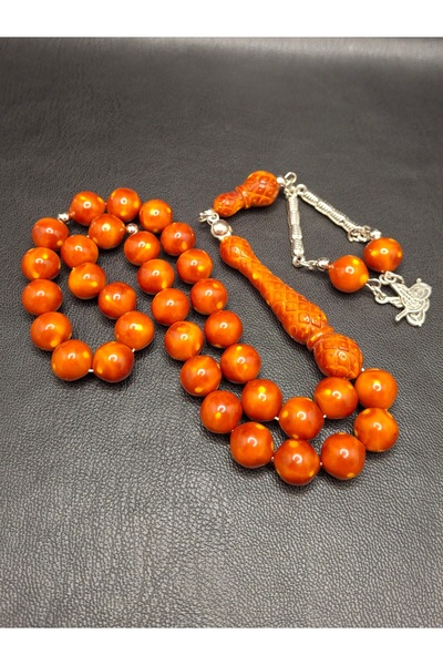 Han Ticarethane بلاط مخطط باللون الأصفر مطرز باللون البني الغبار Tesbig