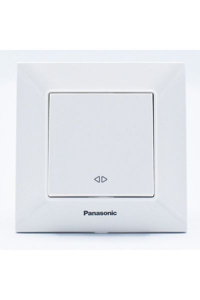 PANASONIC Intermediate switch 10A, IP20, White, Panasonic Arkedia Slim