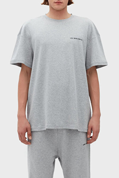 LES BENJAMINS Oversize Crew Neck 100% Cotton t Shirt Men t Shirt Lb21Sscormuot