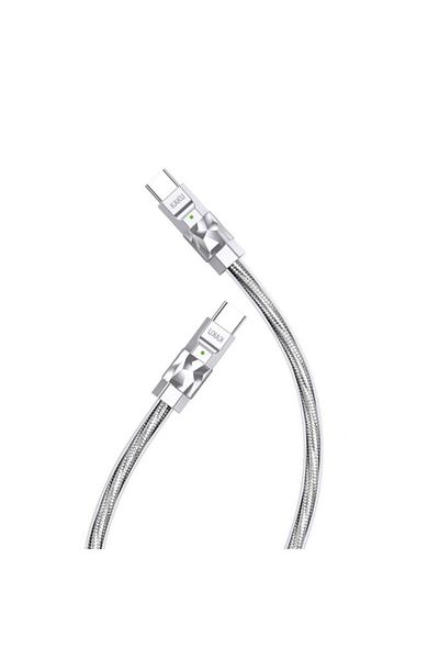 REDz Accessories KSC-956 Cable with Type-C, Compatible with iPhone 15/16 and Android, 100W Data Transfer, Gray