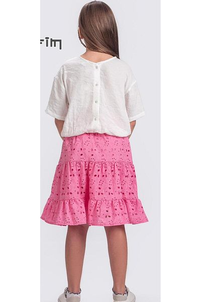 Emilakids Girl's 5-12 Years Old Scalloped Skirt Suit
