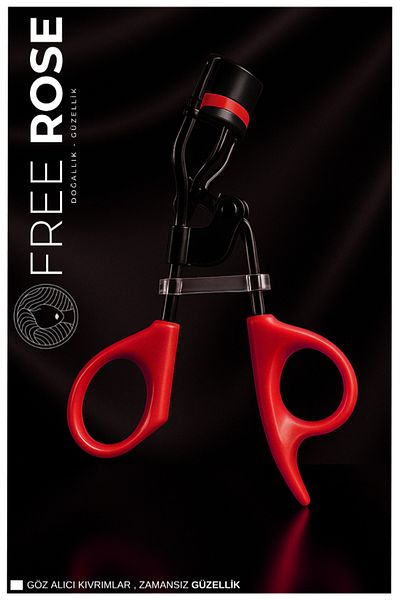 Free Rose Red Eyelash Curler Mc018A