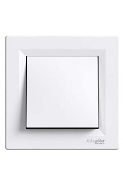 SCHNEIDER Μονός διακόπτης, 10A, IP20, λευκό, Schneider Asfora
