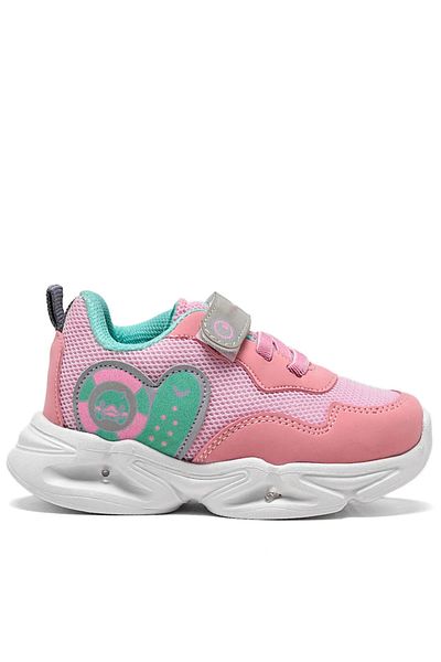 Elit 441 Pink Lighted Velcro Baby Girl Shoes