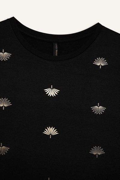 DeFacto New Season Regular Fit Crew Neck Patterned Short Sleeve T-Shirt