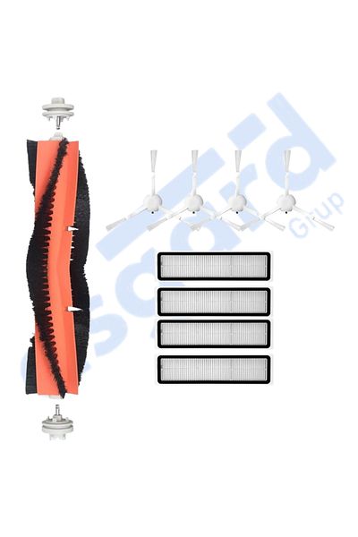 Asgard Grup Dreame D9,D9 Max,L10 Pro,D9 Pro Compatible 1 Main Brush 4 Side Brushes 4 Filters