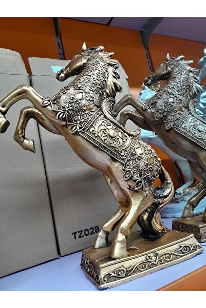 Flower Toys At Biblo Şahlanan Dekoratif Vintage At Heykeli Renk Belirtiniz