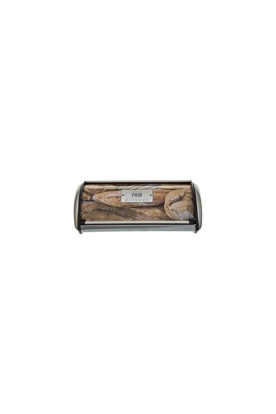 5 five simply smart Steel Deco bread box, 35 x 23.5 x 15 cm