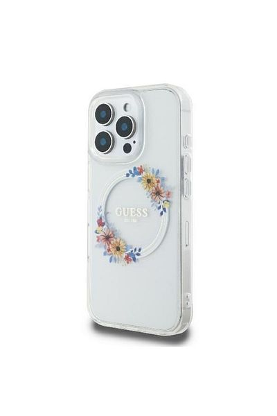 Guess Guess protective case for iPhone 16 Pro Max, transparent
