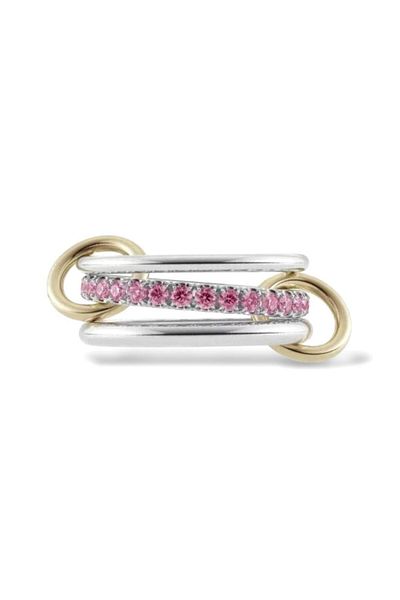 neslyaccessories تصميم سبينيلي خاتم ثلاثي الحلقات