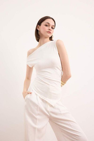 DeFacto New Season Slim Fit Slim Fit Single Shoulder Ribbed Undershirt