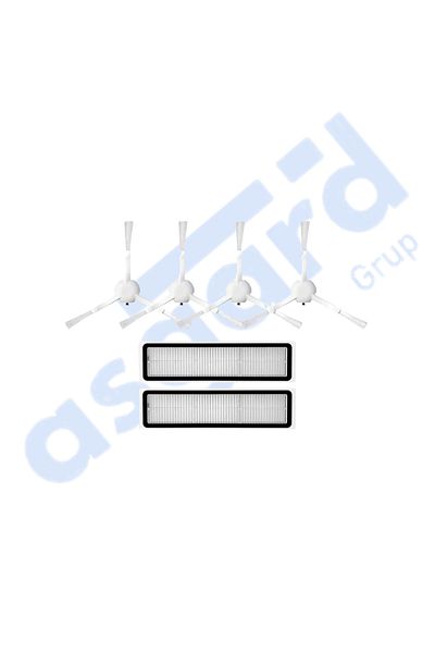Asgard Grup Dreame D9,D9 Max,L10 Pro,D9 Pro Compatible 4 Side Brushes 2 Filters