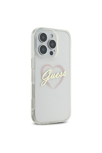 Guess Guess protective case for iPhone 16 Pro Max, transparent