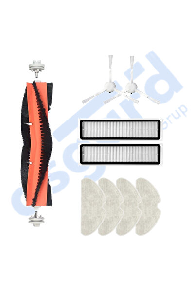 Asgard Grup Dreame D10S, D10S PRO, D9 MAX GEN2 compatibil 1 perie principală 2 perii laterale 2 filtre 4 mopuri