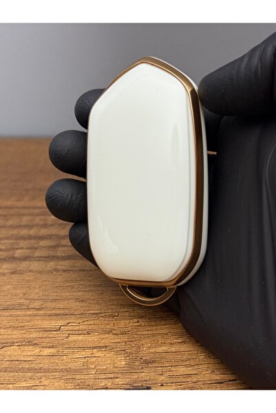 Mavi Keys Husă de protecție pentru telecomandă din silicon cu 3 butoane compatibilă cu Togg T10X – Culoare albă