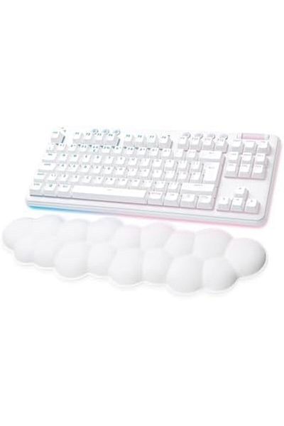 logitech لوحة مفاتيح الألعاب الميكانيكية اللاسلكية Logitech G715 - RGB Lightsync وLightspeed وTactile GX Brown S