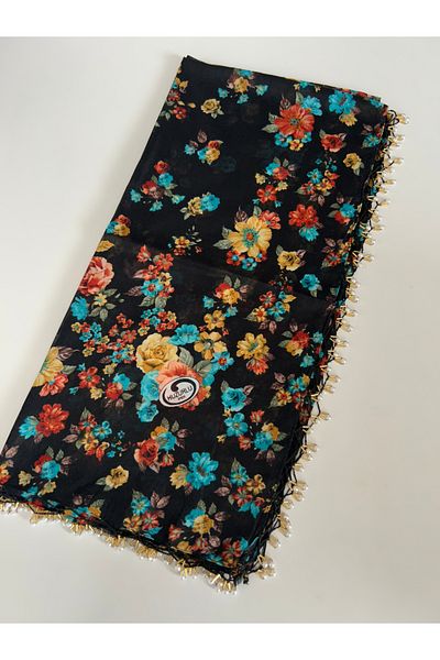 Sümeyye çeyiz Negru lucrat manual Mărgele de margine scrisă din tifon yemenit cadou 100x100cm