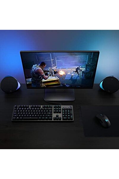 Logitech G لوحة مفاتيح الألعاب الميكانيكية Logitech G512 - كربون/أسود، USB-C