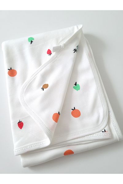 AyCaTa Double Layer 100% Cotton Newborn Combed Baby Girl Blanket