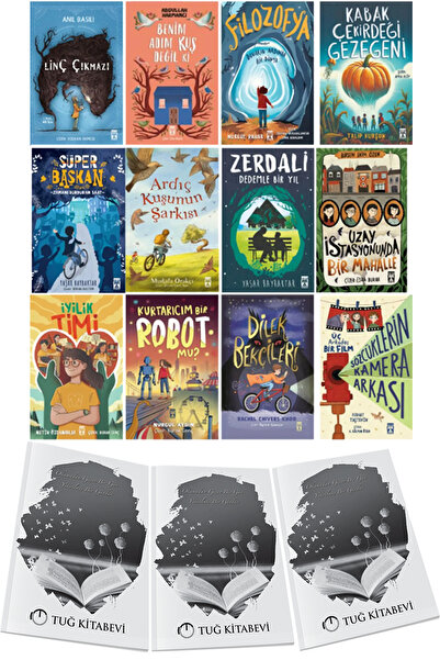 Genç Timaş 5. 6. 7. Sınıf Okuma Kitapları 12li Set + Hediyeli