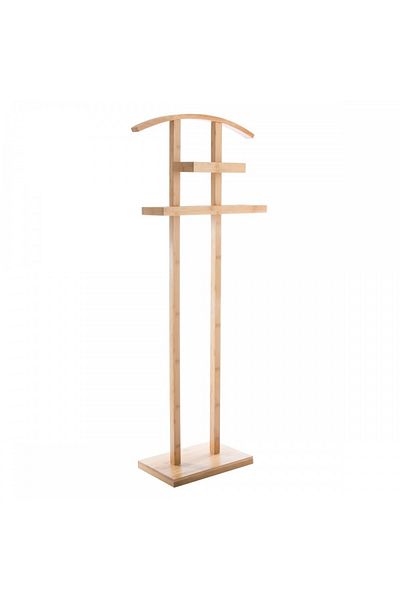 5 five simply smart Suport de haine Valet, bambus, 44,5 x 22 x Î 113 cm