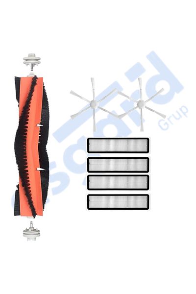 Asgard Grup Dreame D9,D9 Max,L10 Pro,D9 Pro Compatible 1 Main Brush 2 Side Brushes 4 Filters