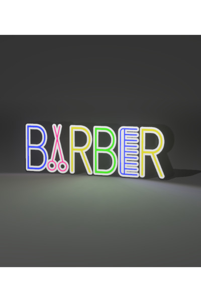 KAMER LED IŞIKLI BERBER Duvar Dekorasyon Ürünü