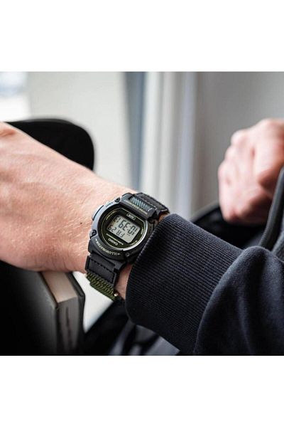 Casio Men's Watch, Casio, Collection W-21 W-219HB-3AVEF