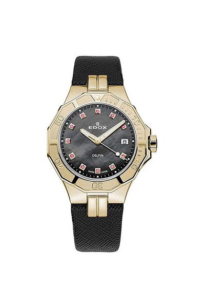 Edox Ceas de damă Edox 53020-37JC-NANRUD, Cuarț, 38mm, 20ATM