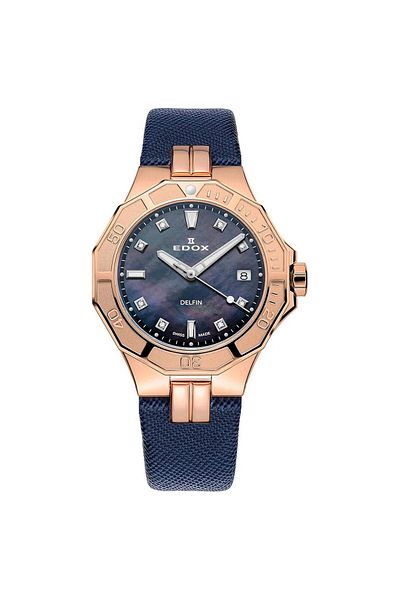 Edox Γυναικείο Ρολόι Edox 53020-37RC-NANR, Quartz, 38mm, 20ATM