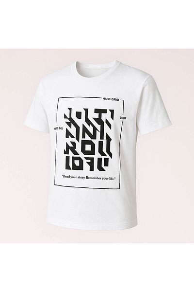 trender Hard Bano Printed White Men's T-Shirt Tr-11