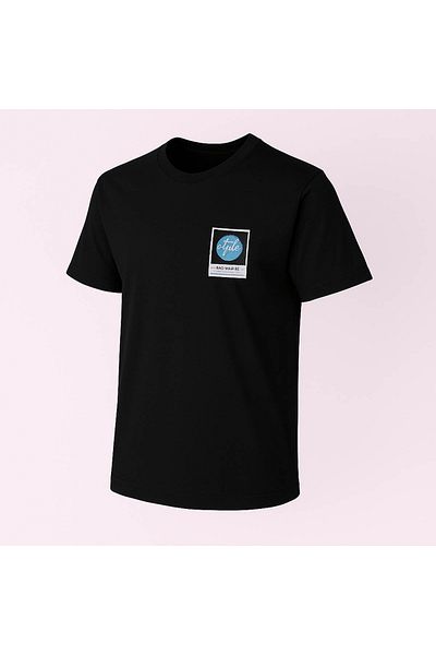 trender Style Imagination Print Black Men's T-Shirt
