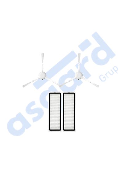 Asgard Grup Dreame F9 Pro Compatible 2 Side Brushes 2 Filters