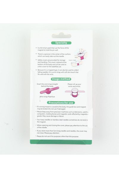 ŞERİFOĞLU Brățară Magnet Needle Holder Roz