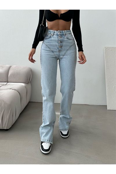 DENİKK Trend Special Design Pantaloni Palazzo cu picioare largi și model confortabil 30