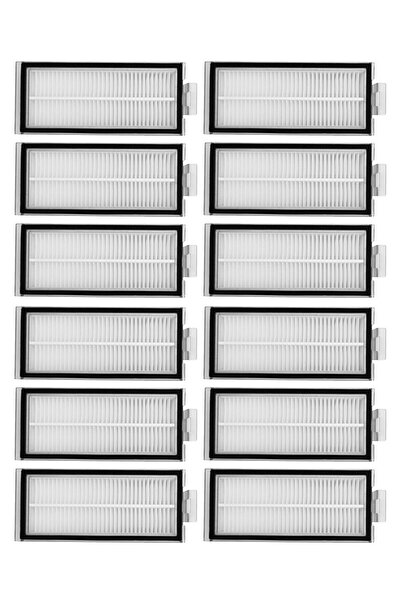 Marketto مكنسة روبوت متوافقة مع Roborock Q7 Max، 12 قطعة فلتر Hepa (Q380RR)