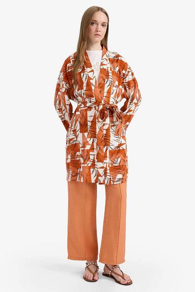 DeFacto New Season Regular Fit Flexible Waisted Straight Leg Trousers with Pockets