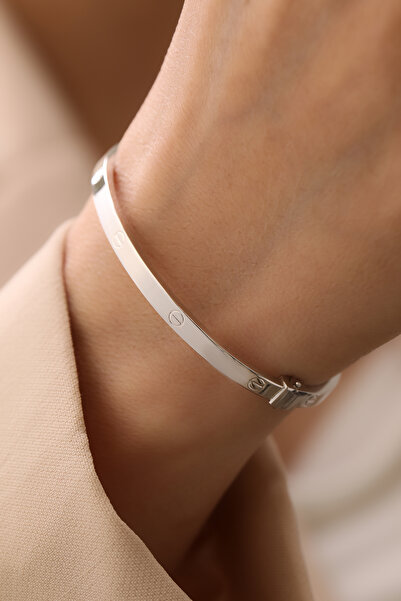 YAVUZ KUYUMCULUK 14 Ayar Altın Çivi Tasarım Kelepçe