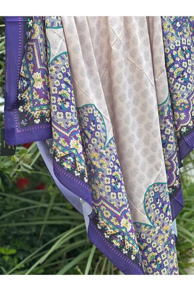 19V69 ITALIA İTALİAN CASHMERE V16 140X140 MOR EŞARP