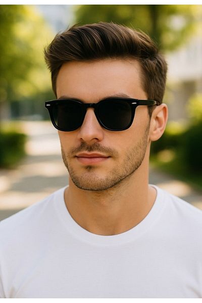 BiTon Toptan Lucas Sunglasses Black Frame Uv 400 Protection Ce Certified Sunglasses