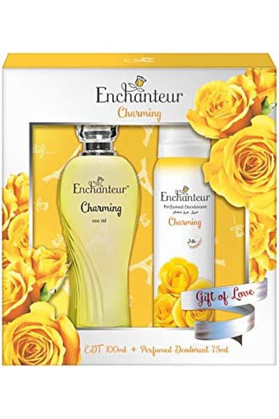 ENCHANTEUR Gift Set Deodorant EDT and Enchanteur Love Gift 175ml for Unisex