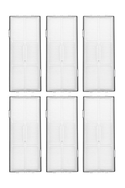 Marketto 6 قطع من فلتر Hepa للمكنسة الكهربائية الروبوتية المتوافق مع طراز Rob...